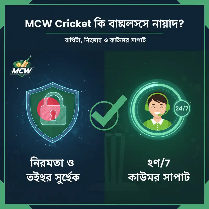 MCW Cricket নিরাপত্তা ও সাপোর্ট